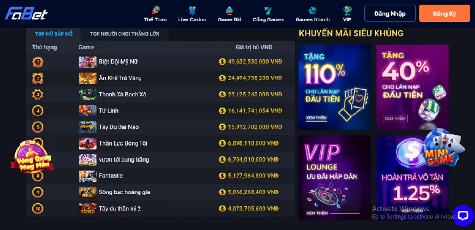 Slot Jackpot Lũy Tiến ve88 code